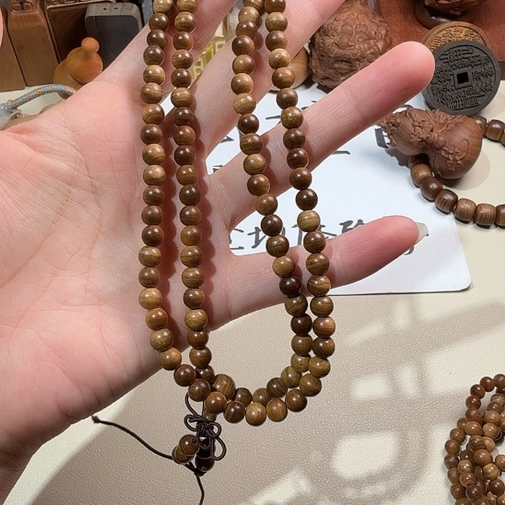 檀香木印度老山檀香黑肉芯油0.6/108横纹沉水微瑕