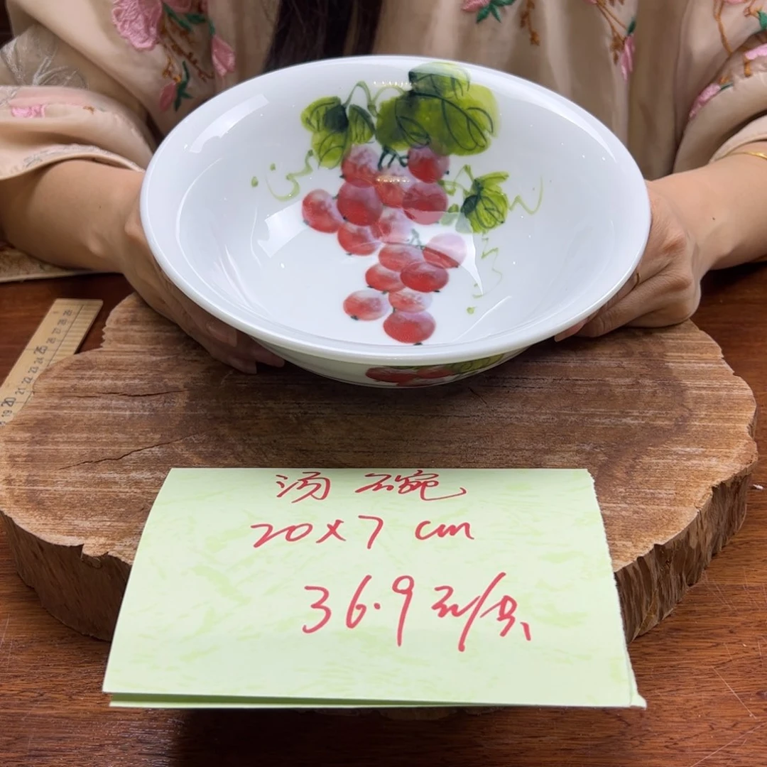 瓷片景德镇陶瓷手工手绘制作