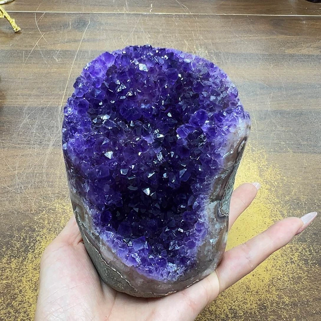 紫晶摆件未镶嵌晶体