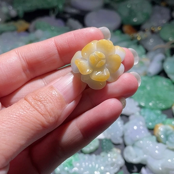 颈饰未镶嵌翡翠天