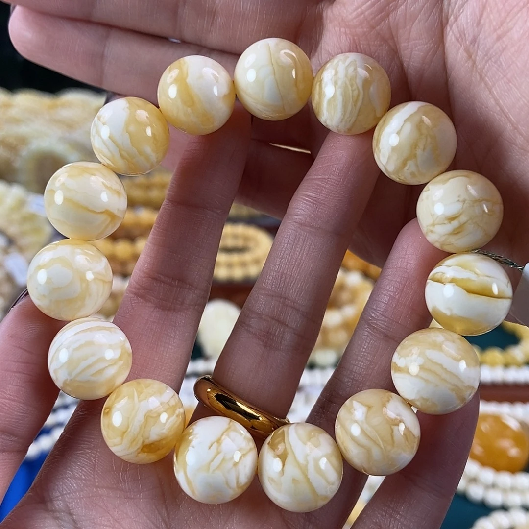 琥珀未镶嵌珠宝奇石14+ 26.65 同料虎皮纹