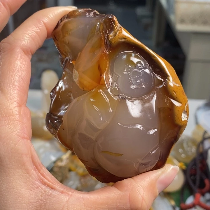 玛瑙/玉髓吊坠(不含链)未镶嵌