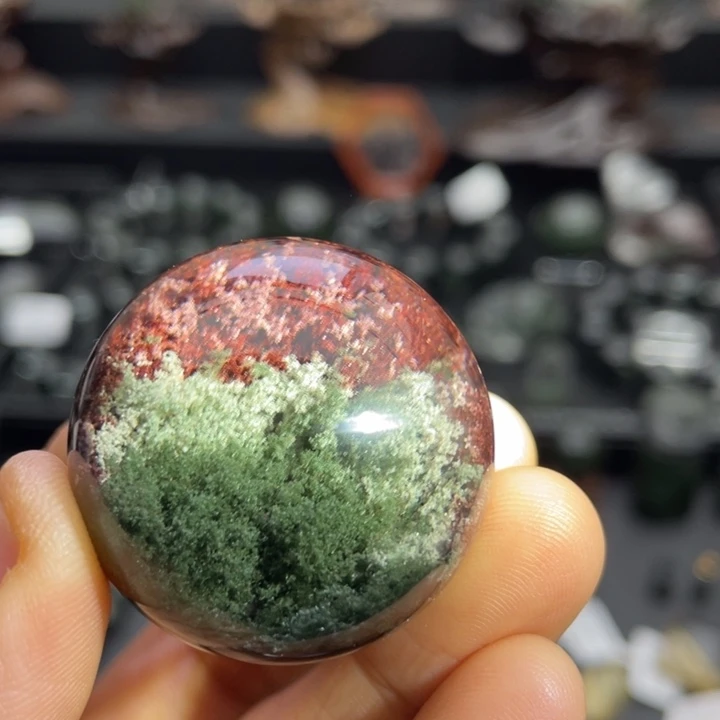 水晶未镶嵌吊坠(不含链)红绿大单珠定制