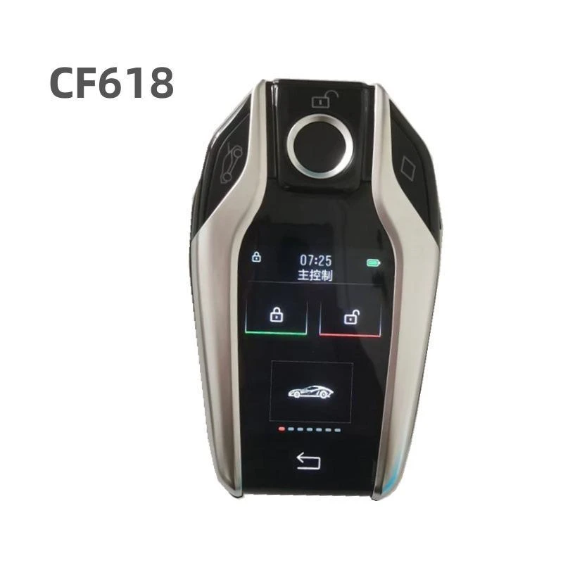 CF618液晶钥匙Lcd Car Key适用改装宝马款触摸屏遥控汽车钥匙