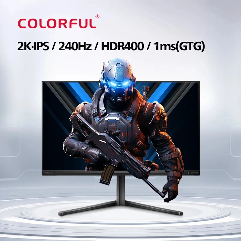 七彩虹27英寸240Hz 2K电脑显示屏IPS飞利浦电竞显示器27M2N5510P