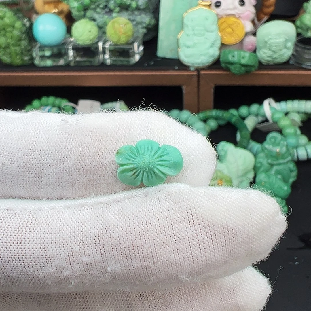 小***象绿松石未镶嵌主播万丽