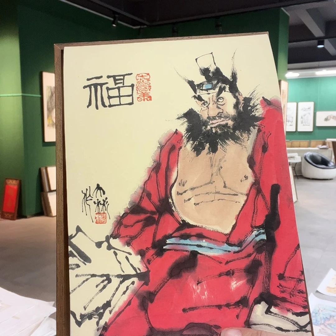 国画张彬带框精装裱福利