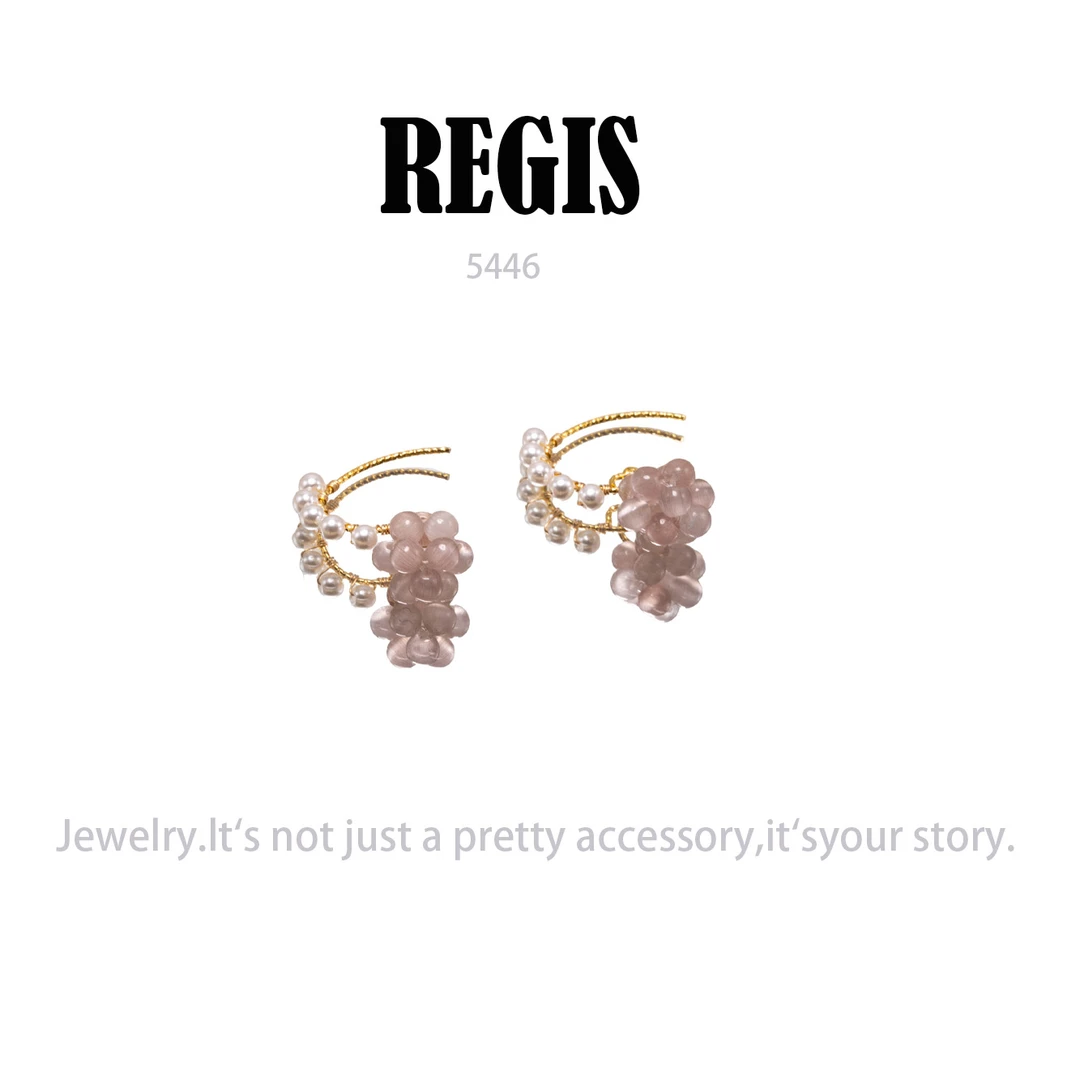 铜合金耳饰 时尚气质轻奢耳环新款小众设计高级感耳饰～5446