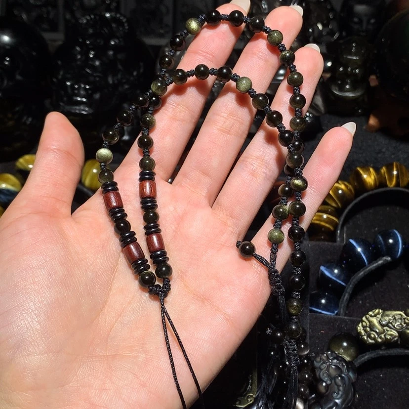 【闪购商品】未镶嵌黑曜岩珠宝奇石廊****装