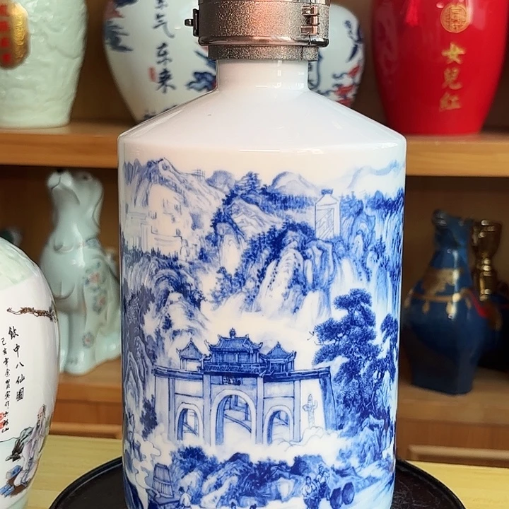 10斤青花山水1个 新品福利