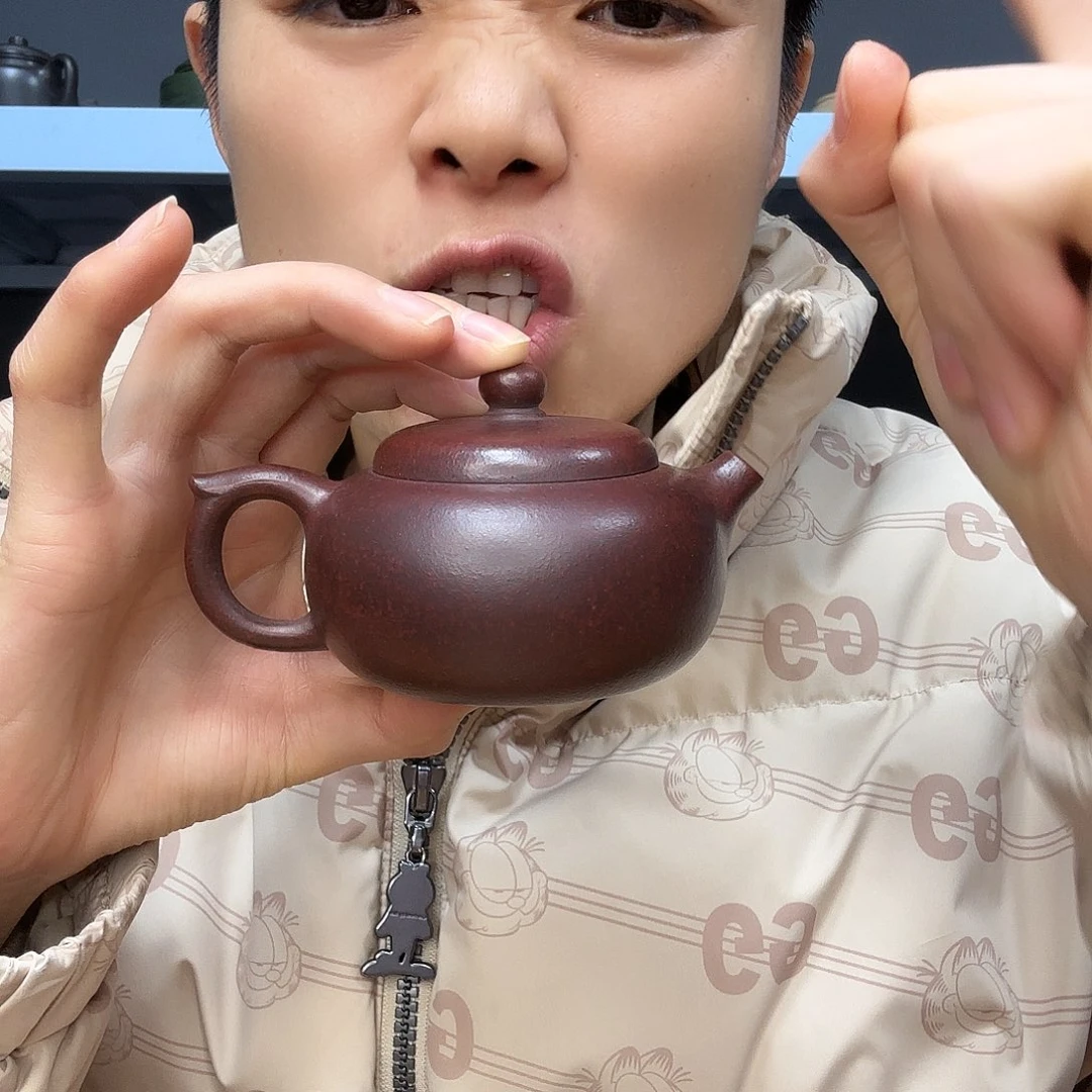 紫砂茶壶民间手艺人全手工制作