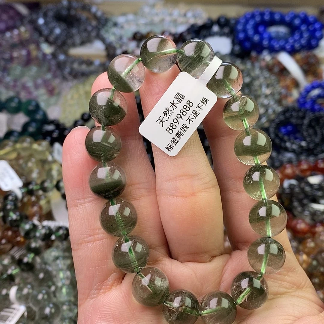 水晶手串未镶嵌可***?卡12