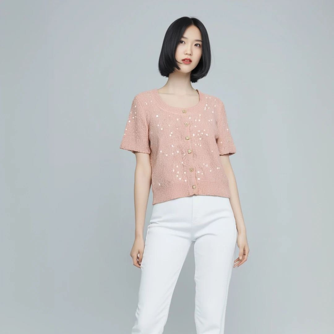 随机针织美衣一件