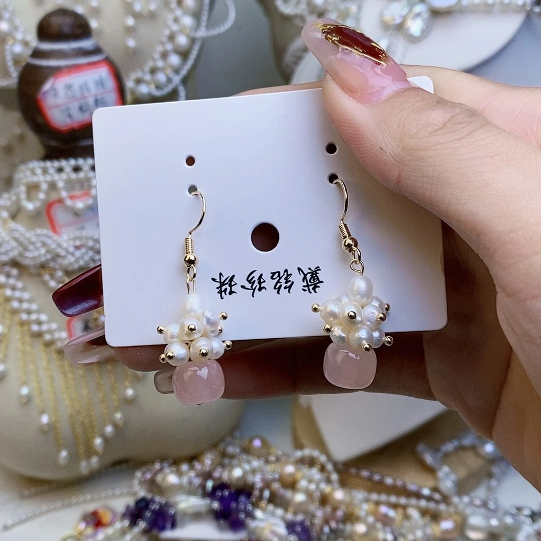 淡水珍珠颈饰银S925镶嵌