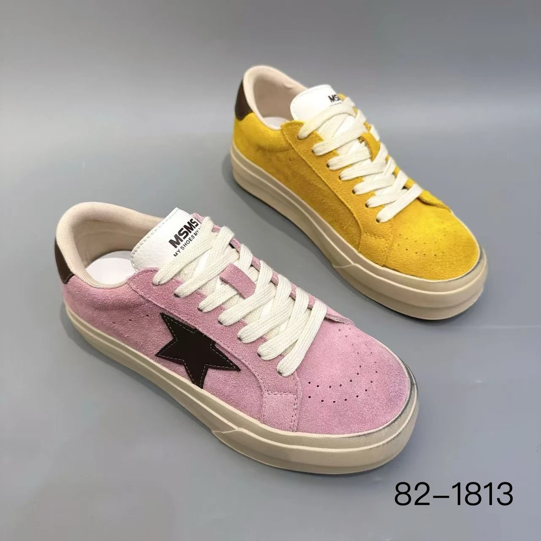 玛莎玛索82-1813时尚百搭休闲矮腰低帮星星休闲板鞋女鞋学生鞋