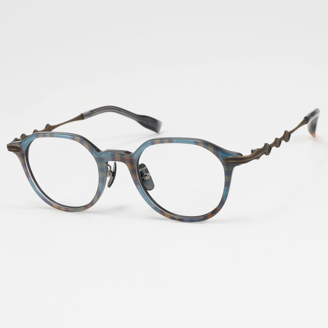 【免费配度数】JINGGEGE敬哥哥 S 86 布加板材专为大脸设计眼镜框