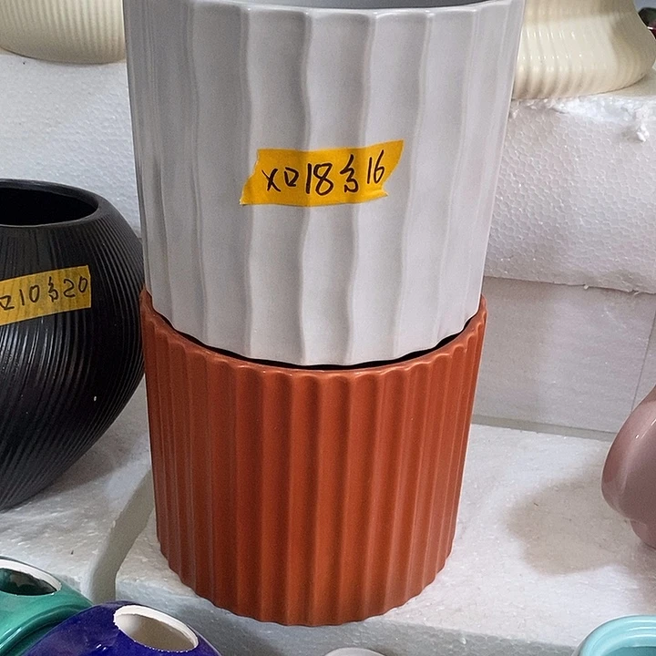 摆件陶盆有孔 微瑕介意勿拍