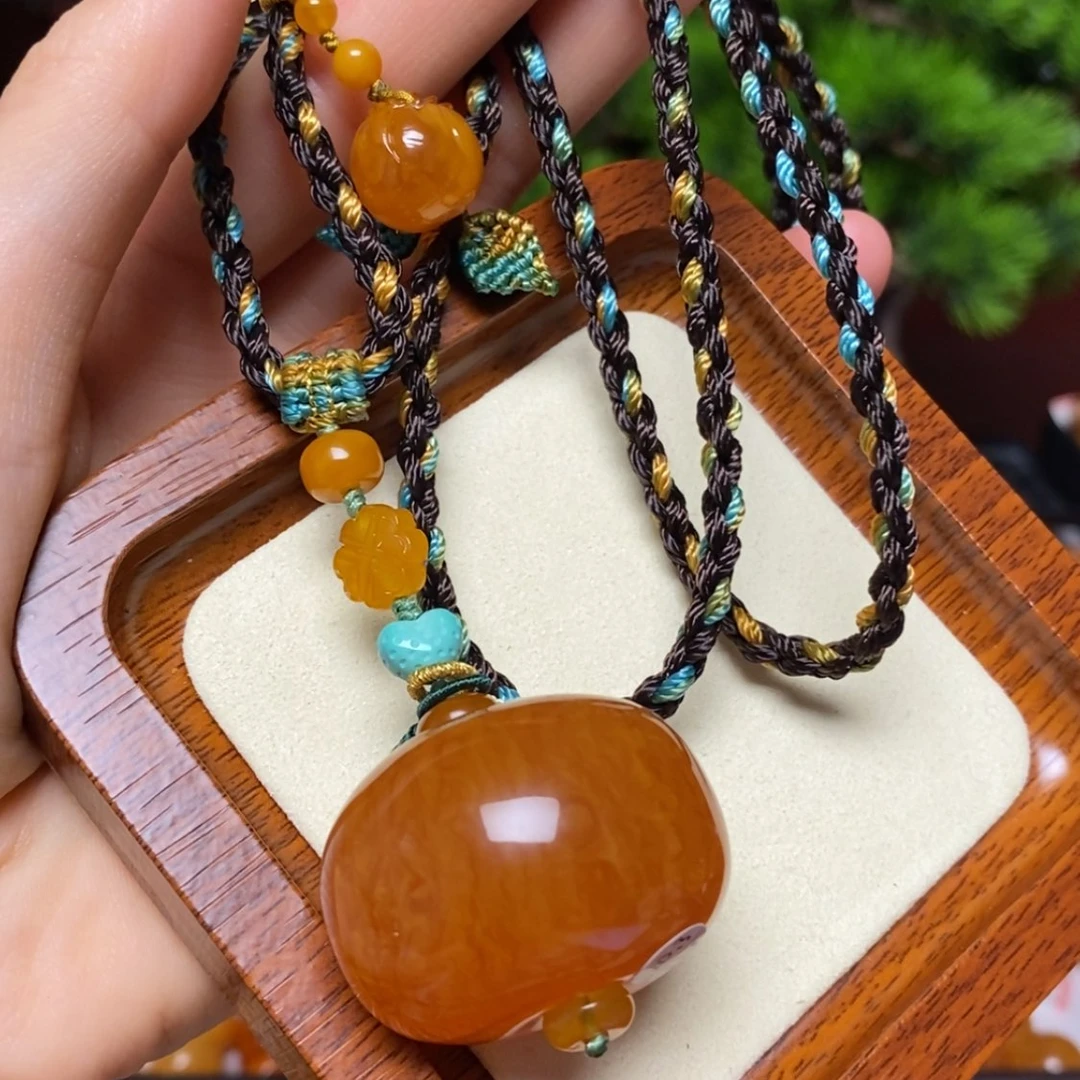 【闪购商品】蜜蜡颈饰未镶嵌项链