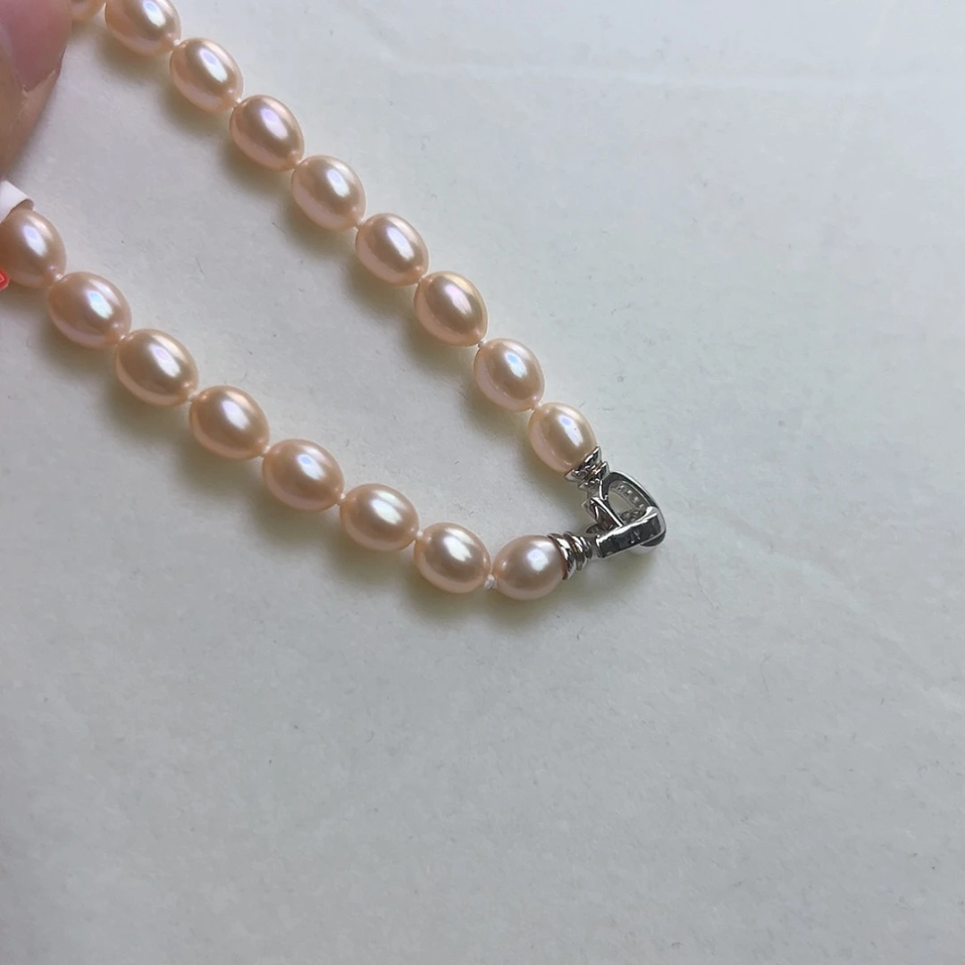 淡水珍珠银S925镶嵌颈饰7美人泪手链