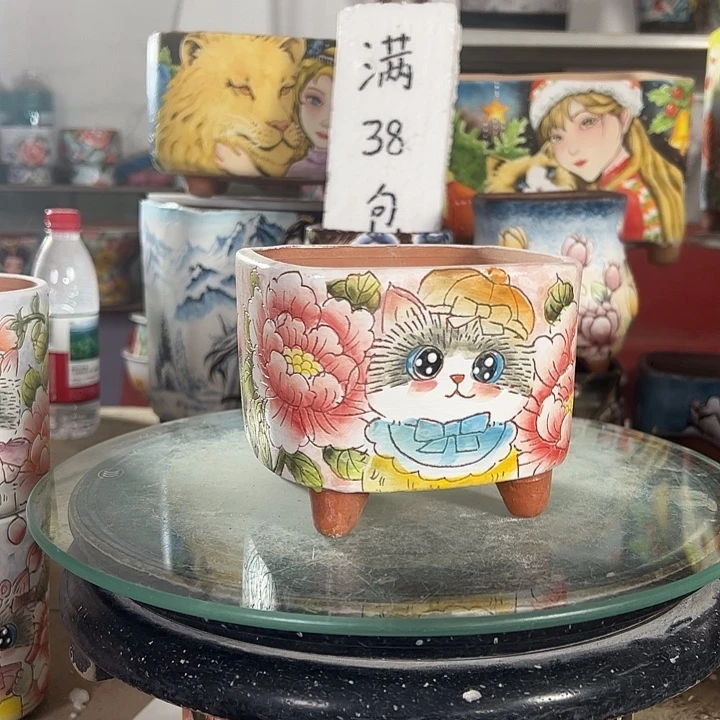 *****景德镇幸运花盆满38包邮