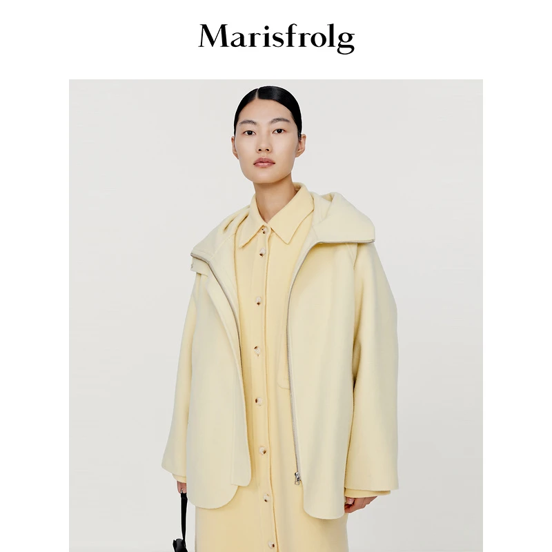 Marisfrolg玛丝菲尔毛呢外套A1CX44738