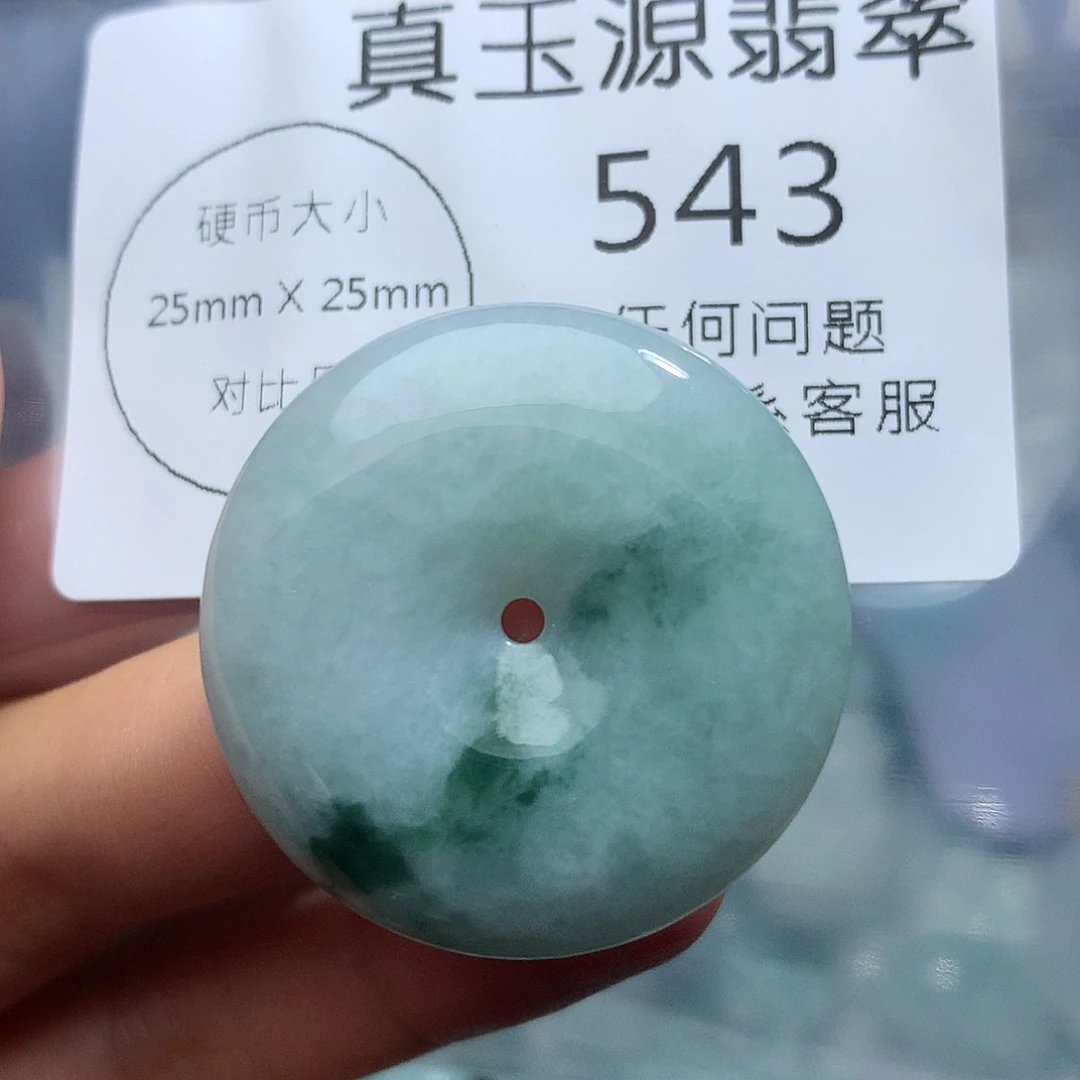 翡翠未镶嵌颈饰543