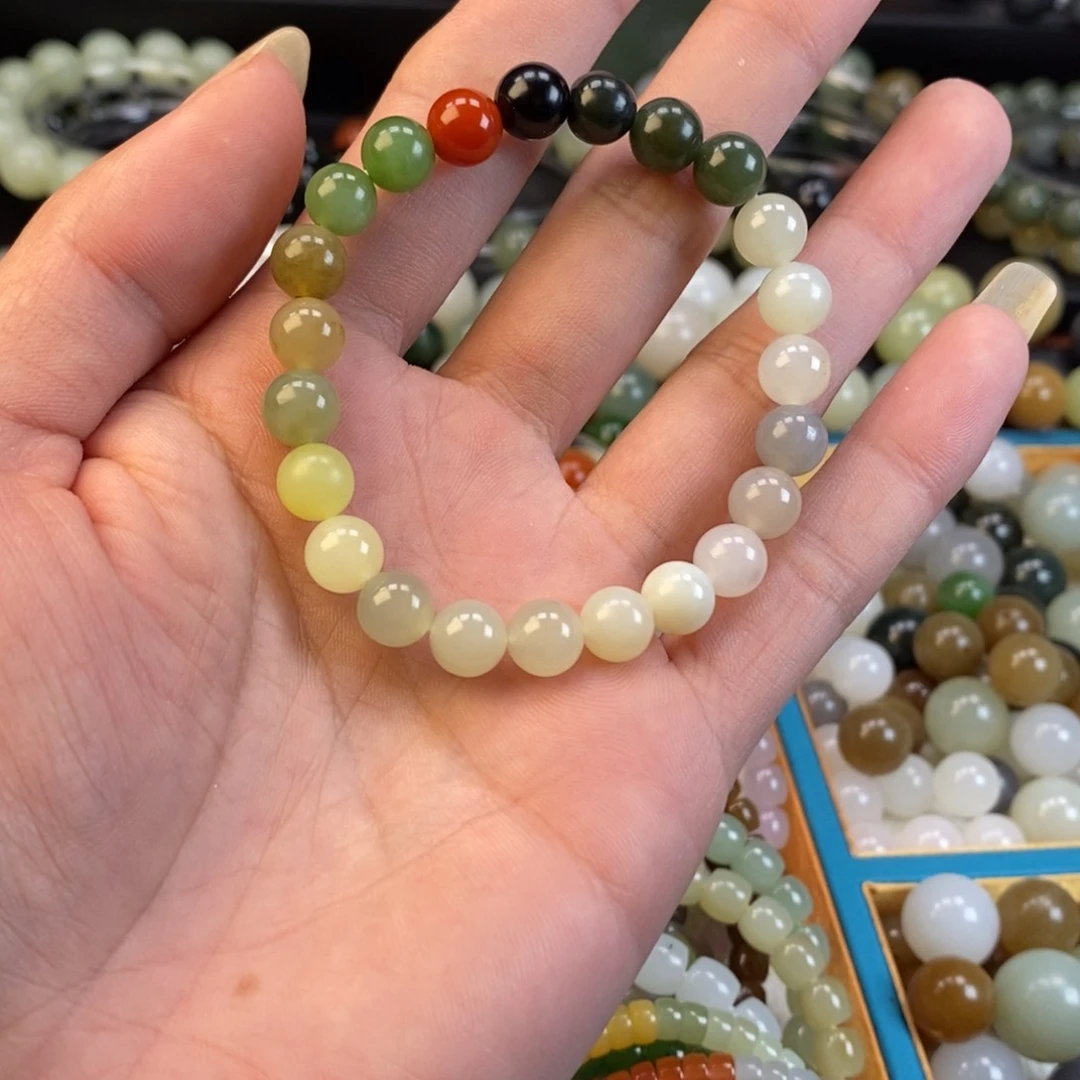 和田玉手串未镶嵌卡8福利多宝