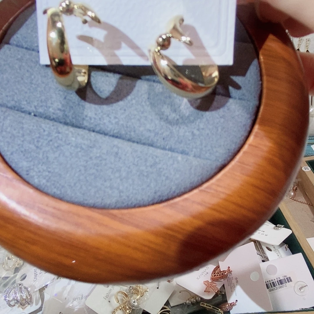 银S925镶嵌耳饰淡水珍珠