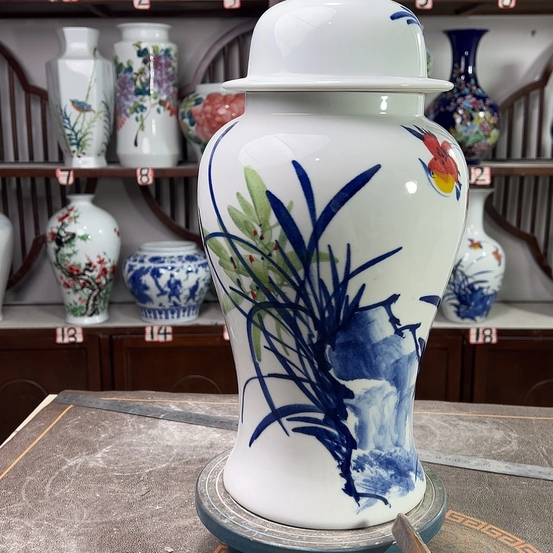 陶摆件景德镇陶瓷将玉