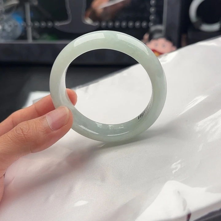 翡翠未镶嵌手镯5455 43