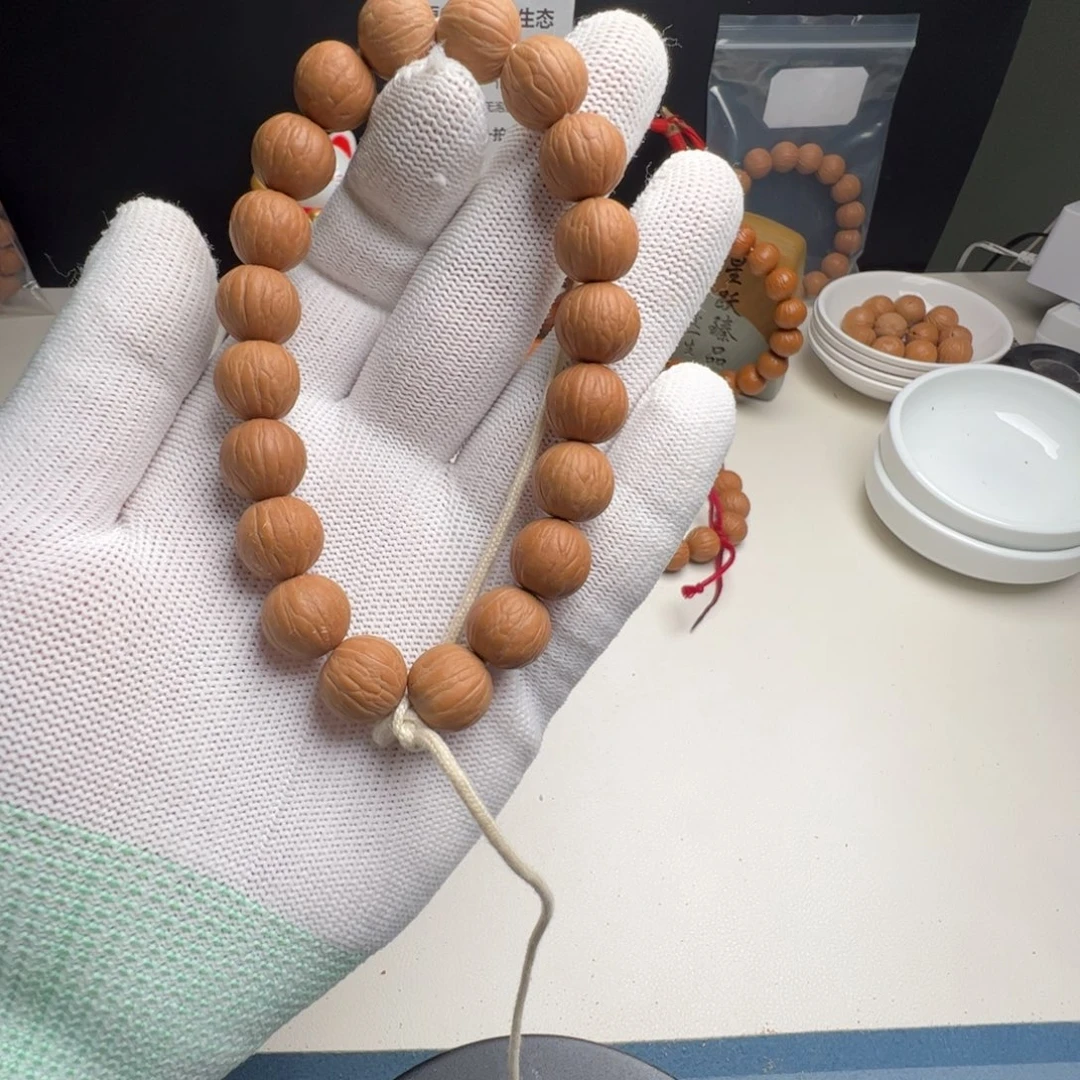 猴头核桃吊坠龍原皮原色