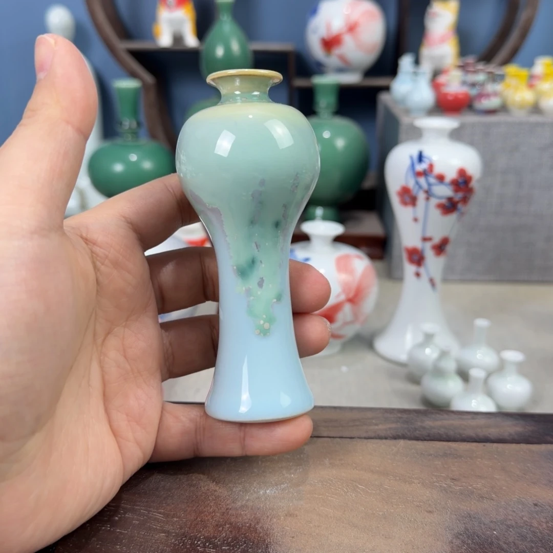 陶瓷手工小花器摆件