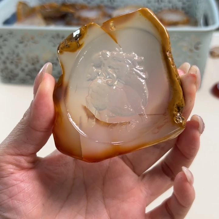玛瑙/玉髓吊坠(不含链)未镶嵌