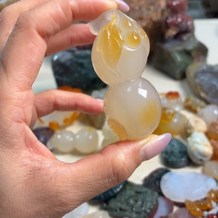 玛瑙/玉髓未镶嵌吊坠(不含链)