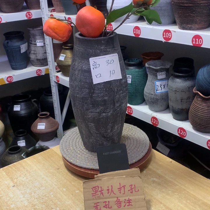 【闪购商品】红陶粗糙微瑕默认打孔高30口10