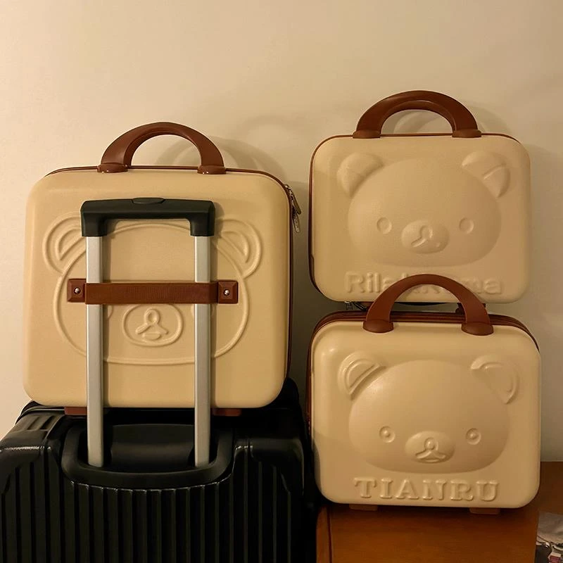 手提行李箱化妆小箱子包女14寸迷你便携收纳盒16寸密码旅行箱可挂