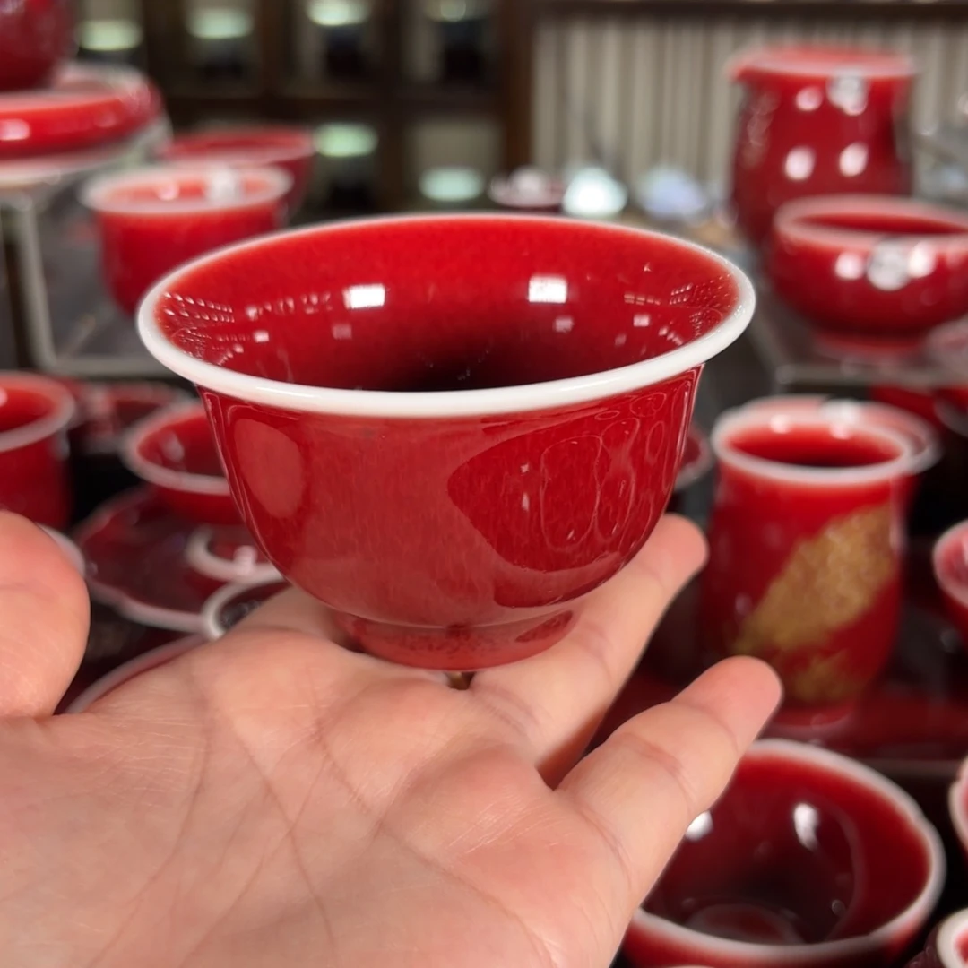 杯子景德镇高温原矿杯