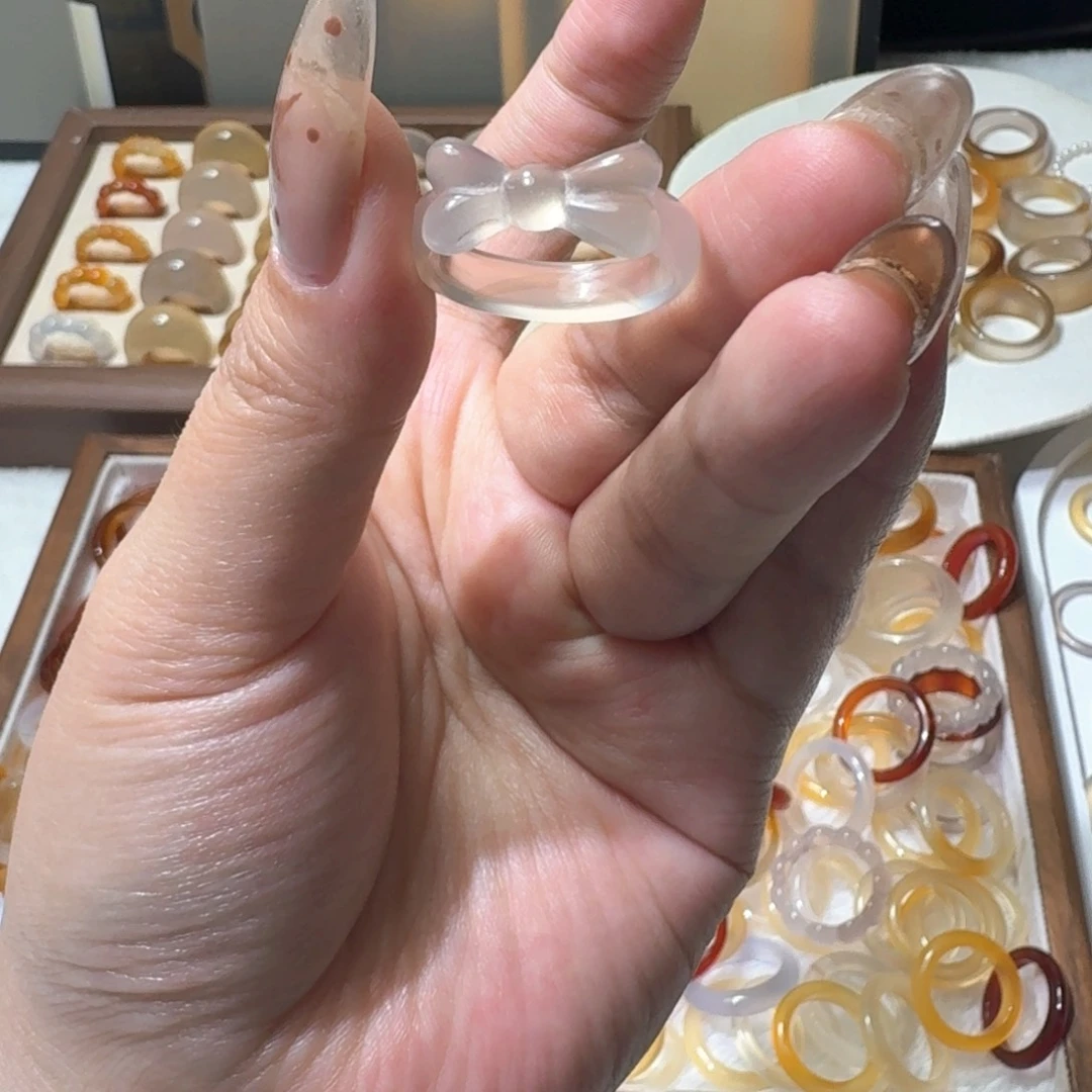 合金戒指玛瑙/玉髓315港20