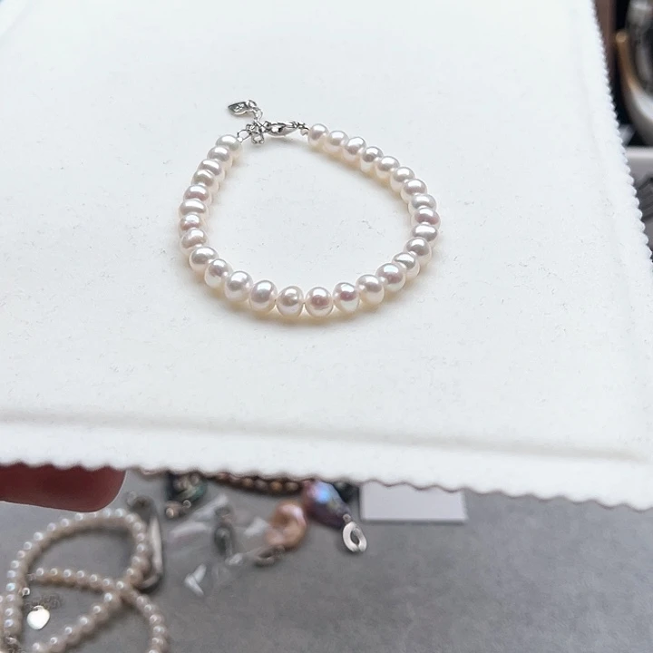 手绳钛钢淡水珍珠