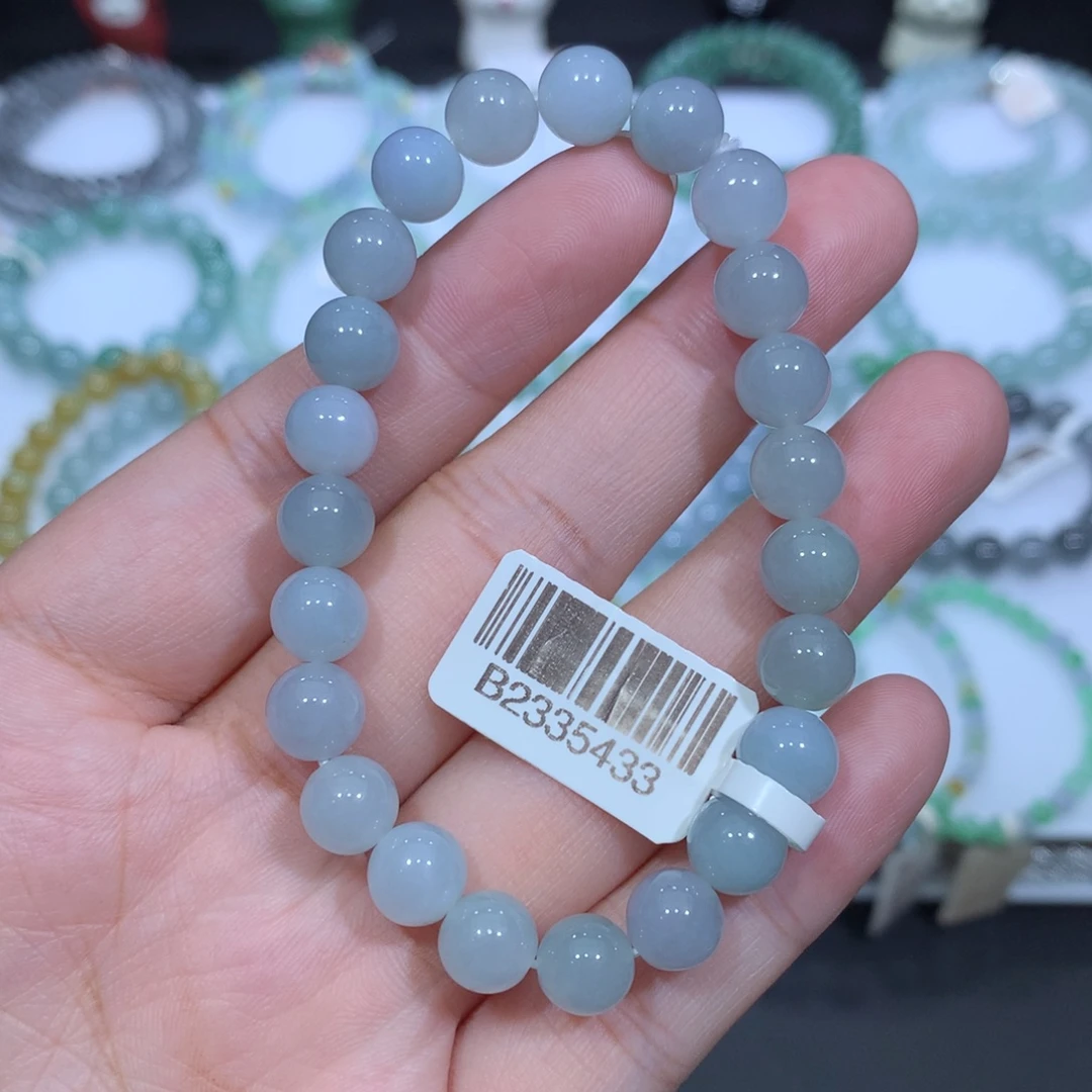 未镶嵌手串翡翠天然