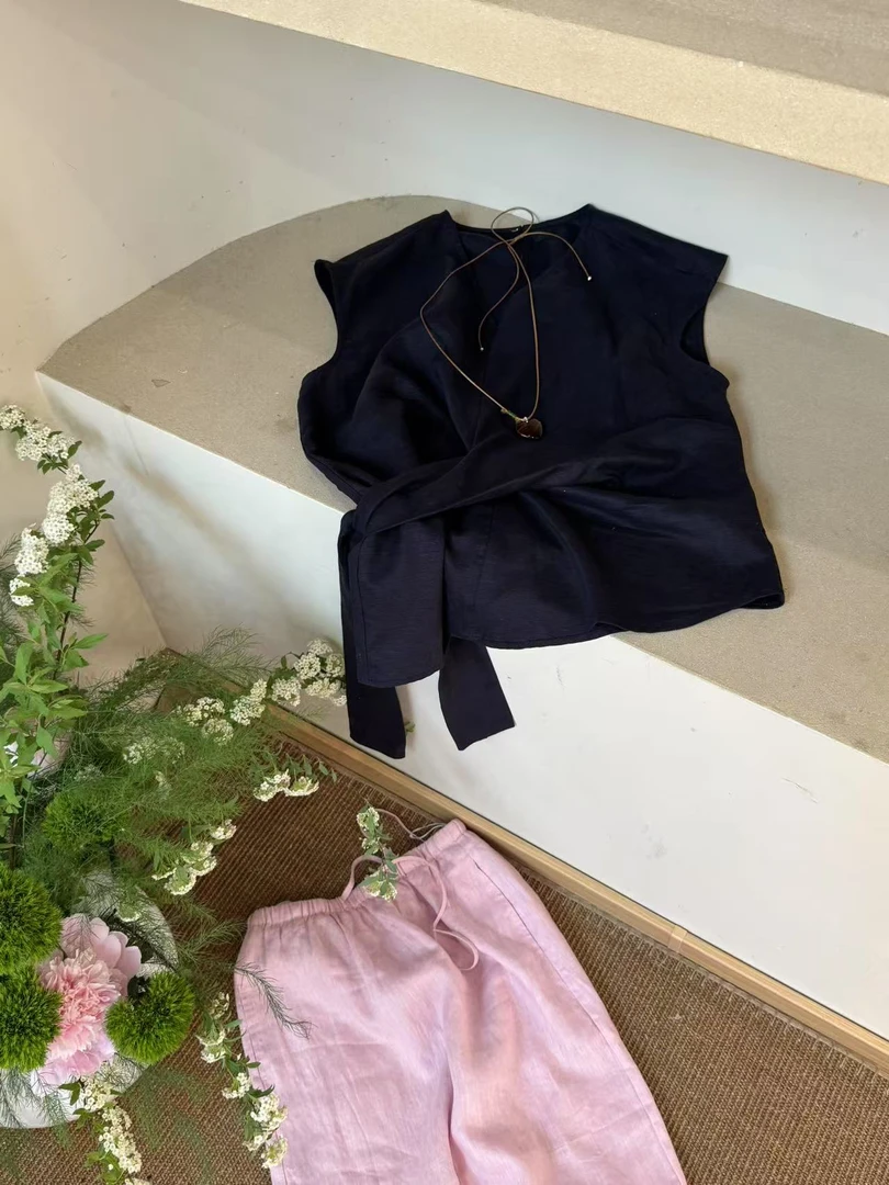 上衣气质夏款复古百搭法式