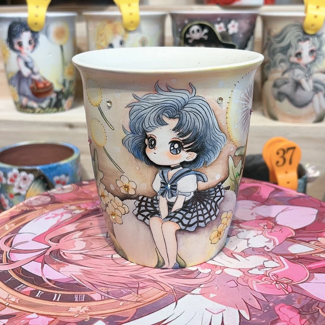 紫砂花盆云****心手工花盆默认微瑕
