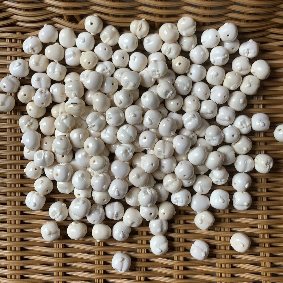 精美猛犸小弥勒佛头