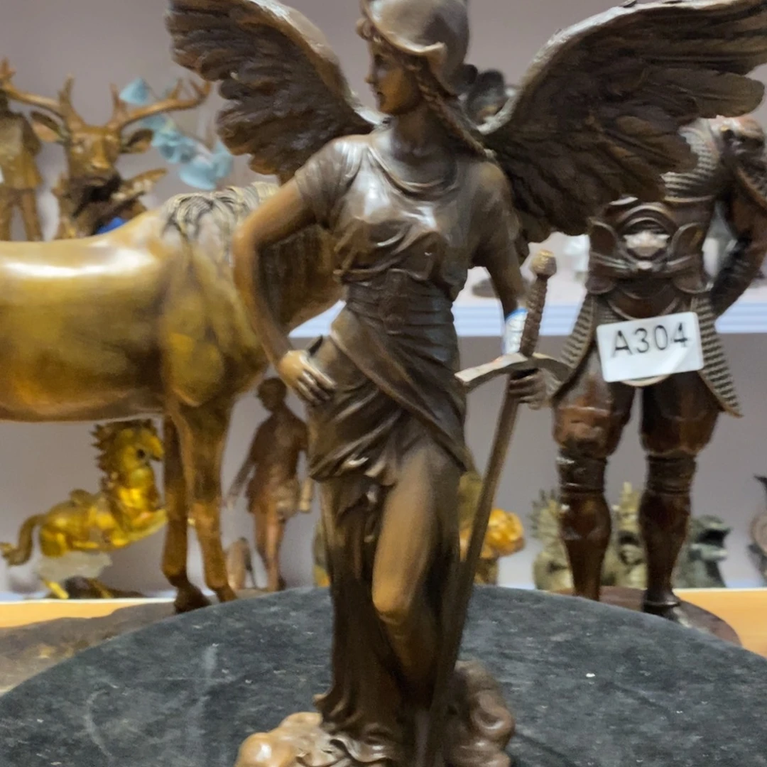 黄铜材质，胜利女神