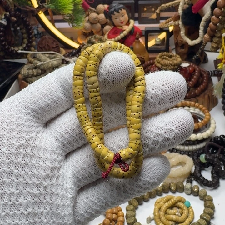 手串星月菩提1号车尺寸6原白大肠108