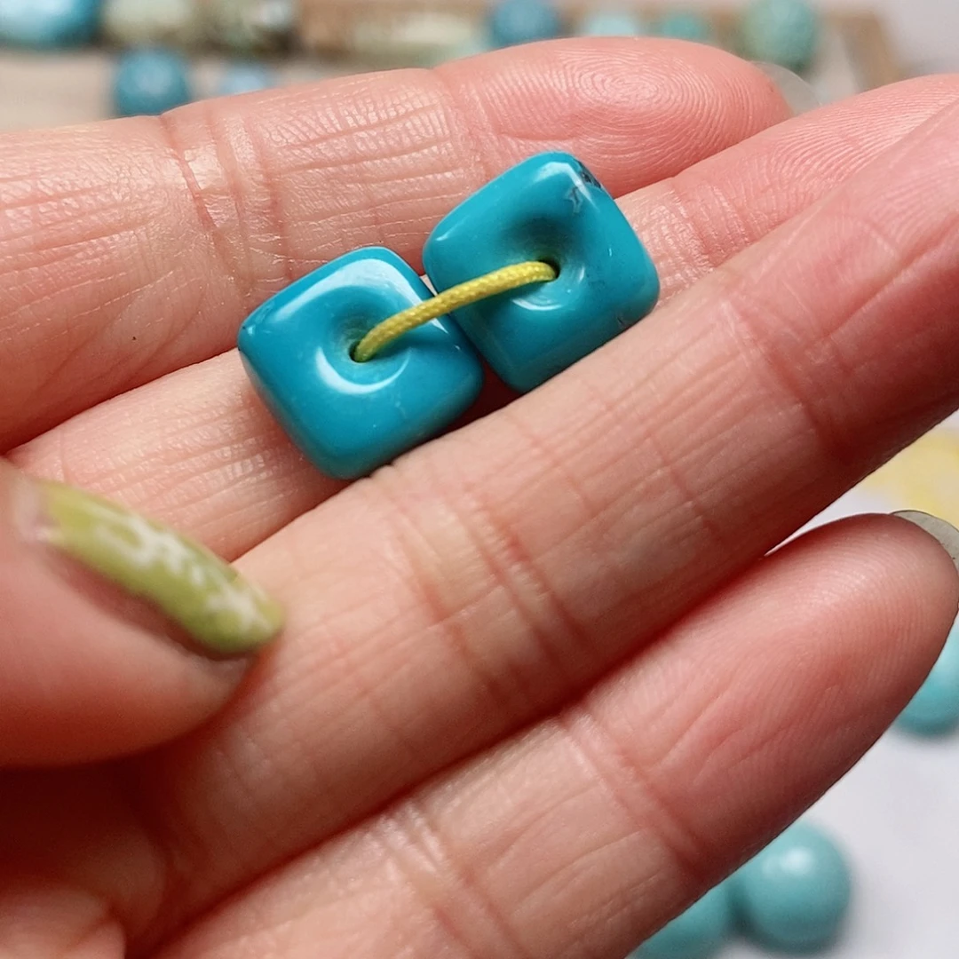 绿松石珠宝半成品未镶嵌