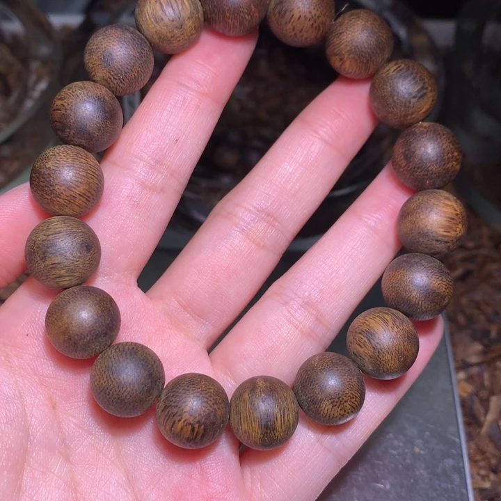 沉香手串1.2单圈手串