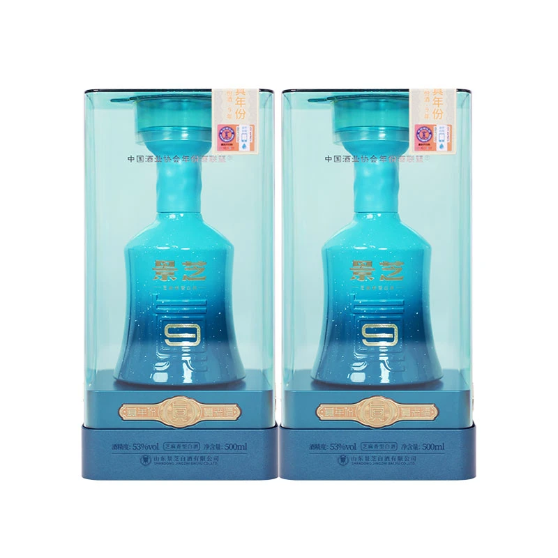 景芝【官旗发货】景芝芝香·真9年新品山东白酒53度500ml