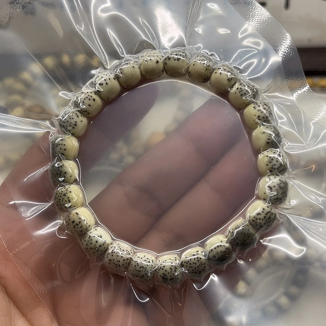 星月菩提手串98绿背河豚氧化竞拍