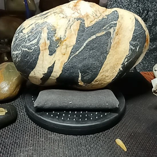 新疆金丝玉原石国画